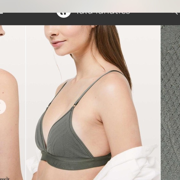 lululemon athletica Other - Lululemon Olive Green Bralette